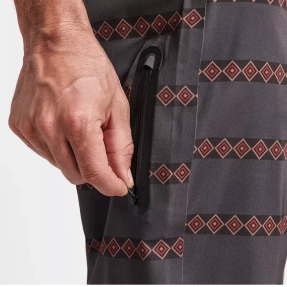 Roark Passenger Primo Board shorts in Charcoal Stripe NWT - Picture 2 of 8